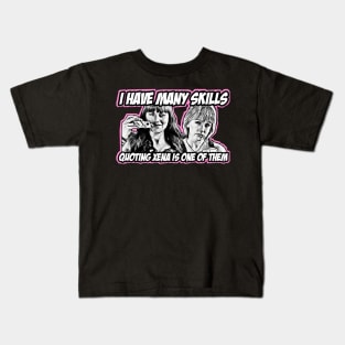 Xena & Gabrielle Many Skills Kids T-Shirt